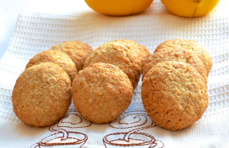 Овсяное печенье с лимоном и медом