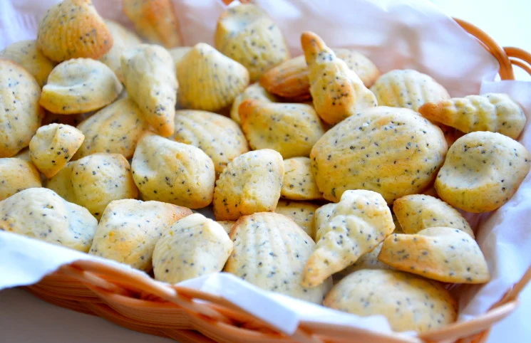 Лимонное печенье с маком