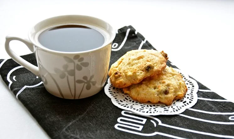Яблочное печенье с изюмом