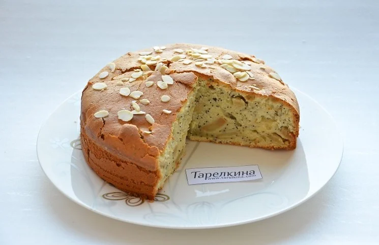Яблочный пирог с маком