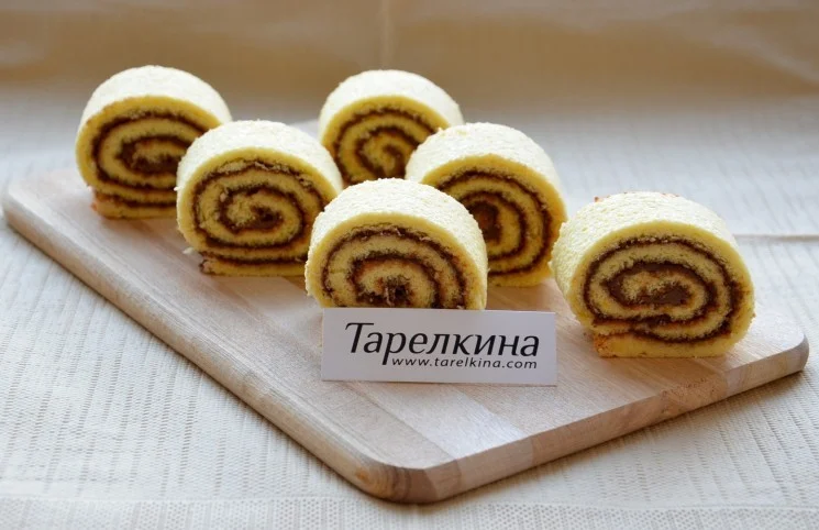 Рулет с нутеллой