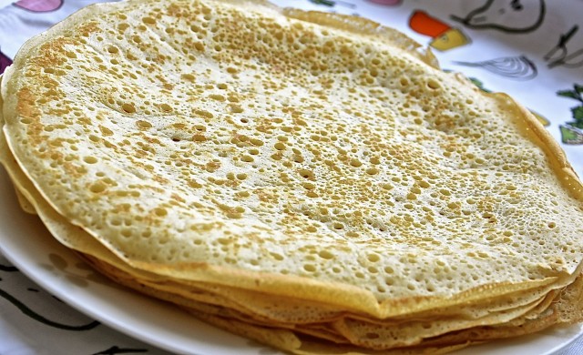 Блины на минералке Блины на минералке
