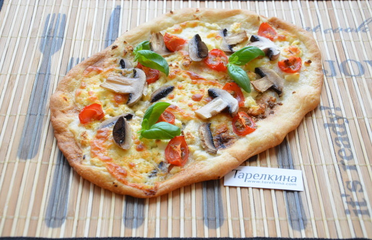 Рецепт Пицца с грибами